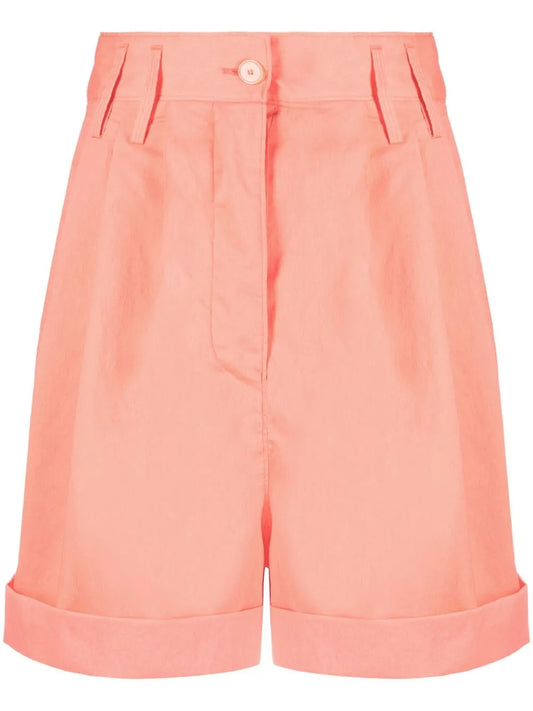 High-Waisted Tailored Shorts