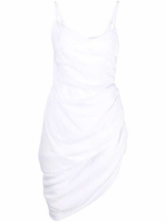 La Robe Saudade Draped Minidress