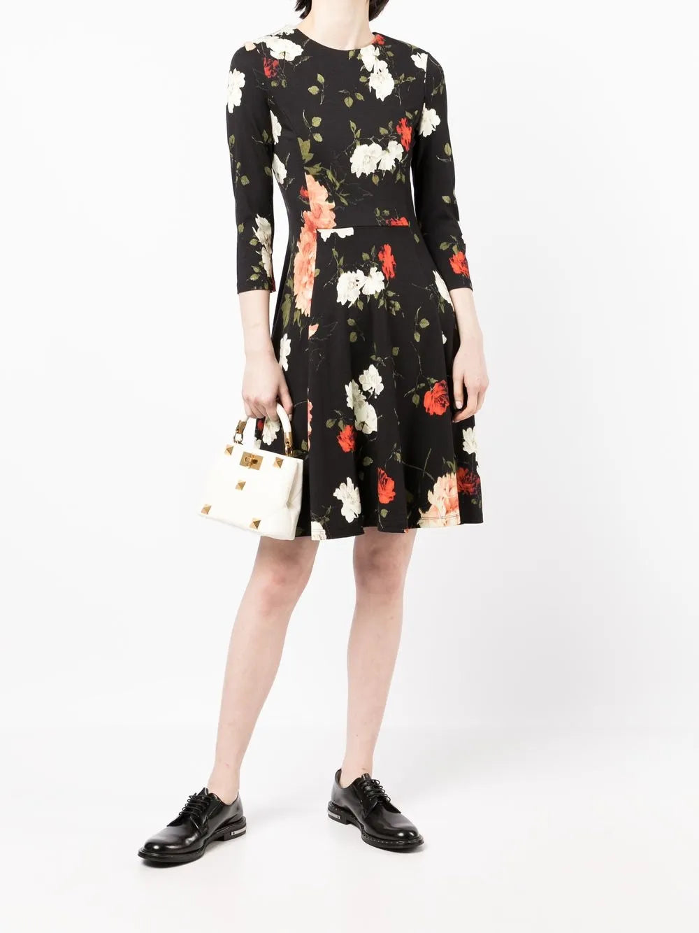 Floral-Print Mini Dress