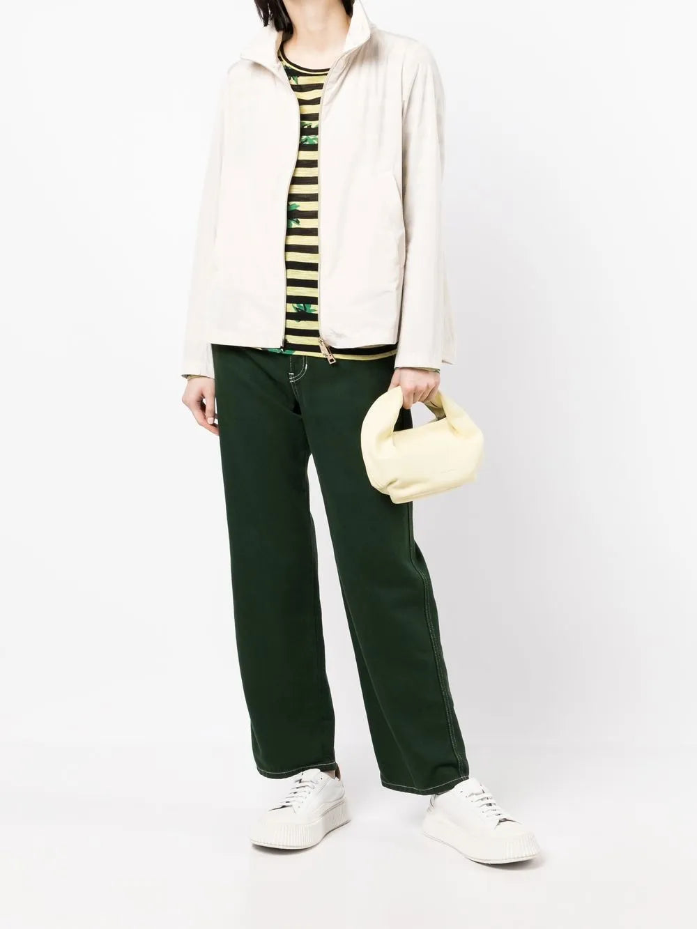 Zippered High-Neck Jacket