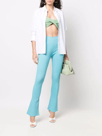 Stretch Bootcut Trousers