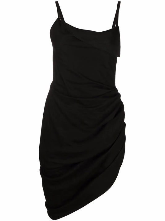 La Robe Saudade Draped Minidress