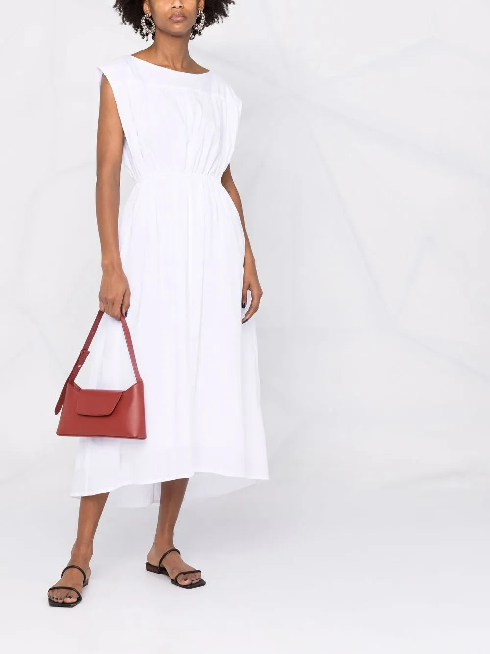 Asymmetric Midi Dress