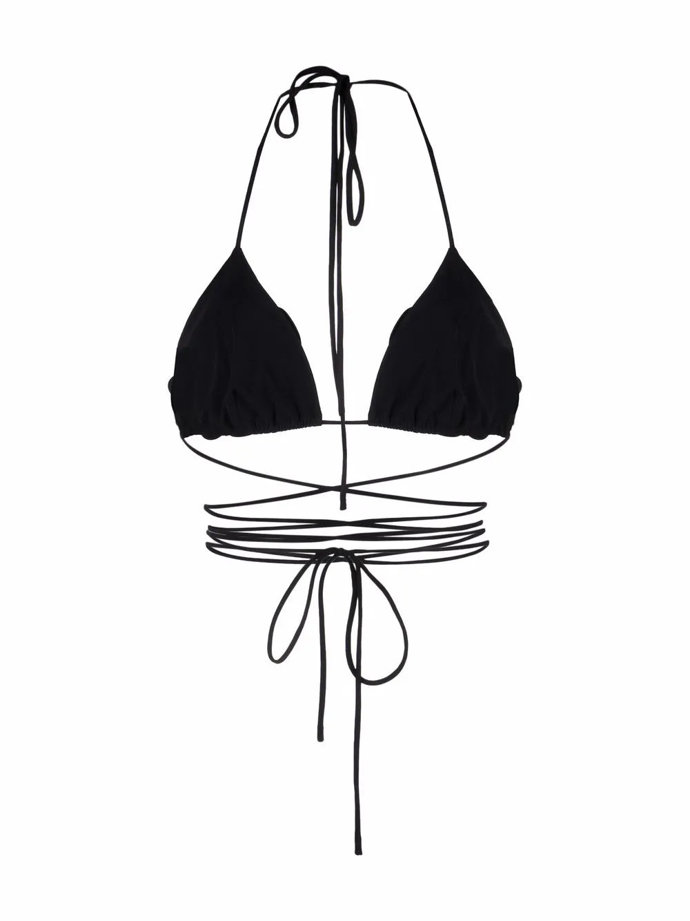 Floral-Effect Bikini Top