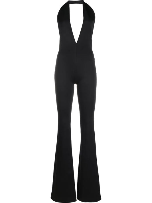 Plunging V-Neck Jumpsuit
