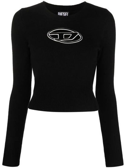 M-Areesa Logo-Embroidered Jumper