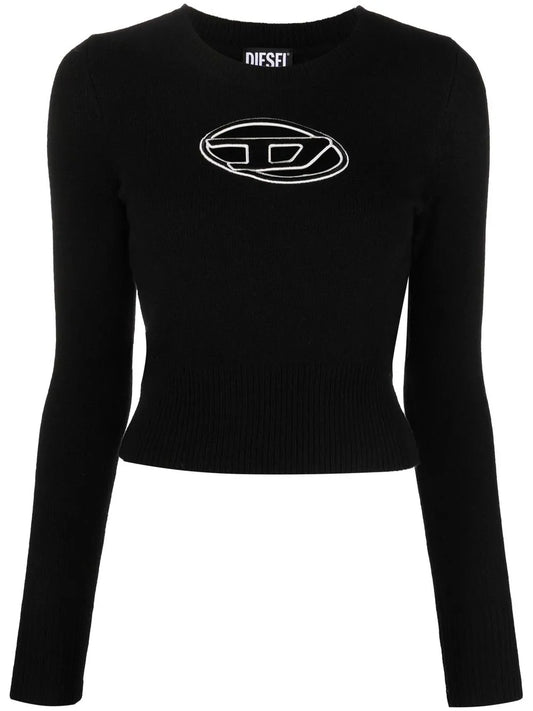 M-Areesa Logo-Embroidered Jumper