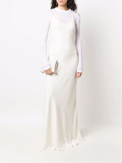 Semi-Sheer Cotton T-Shirt