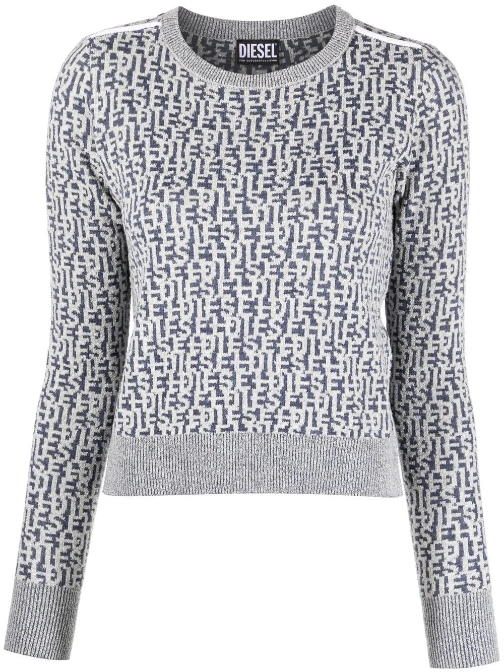 Logo-Jacquard Knitted Jumper