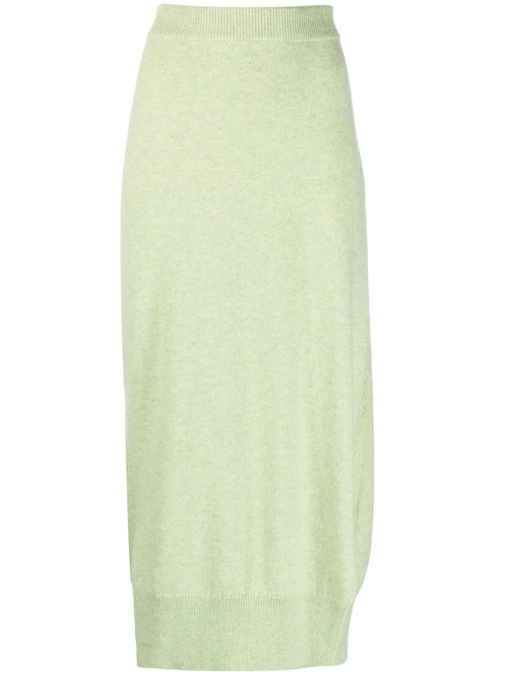 High-Waisted Knit Skirt