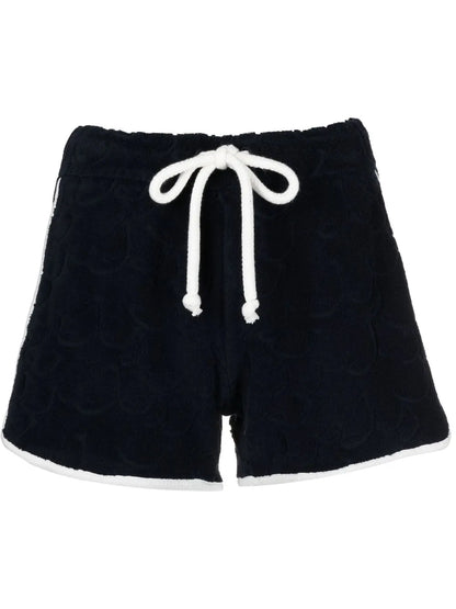 Logo-Embossed Cotton Shorts