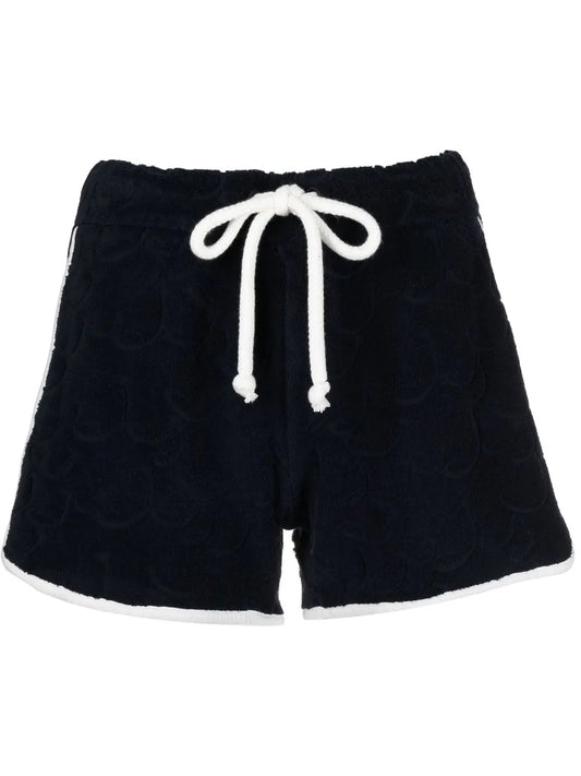 Logo-Embossed Cotton Shorts