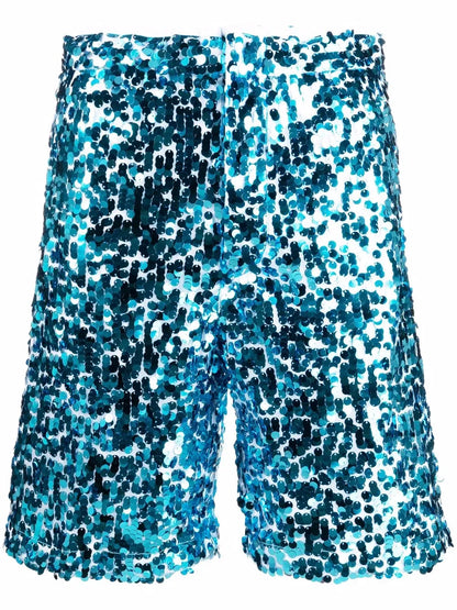 Sequinned Bermuda Shorts