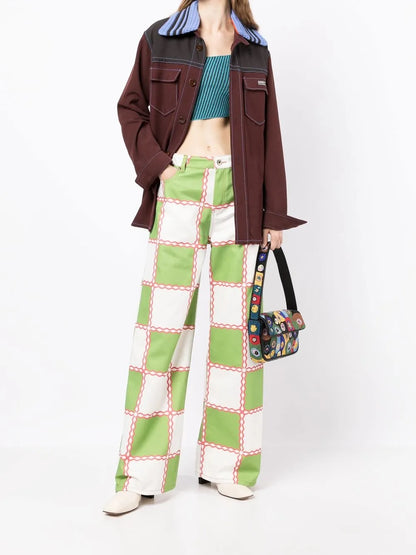 Jade Wide-Hem Jeans