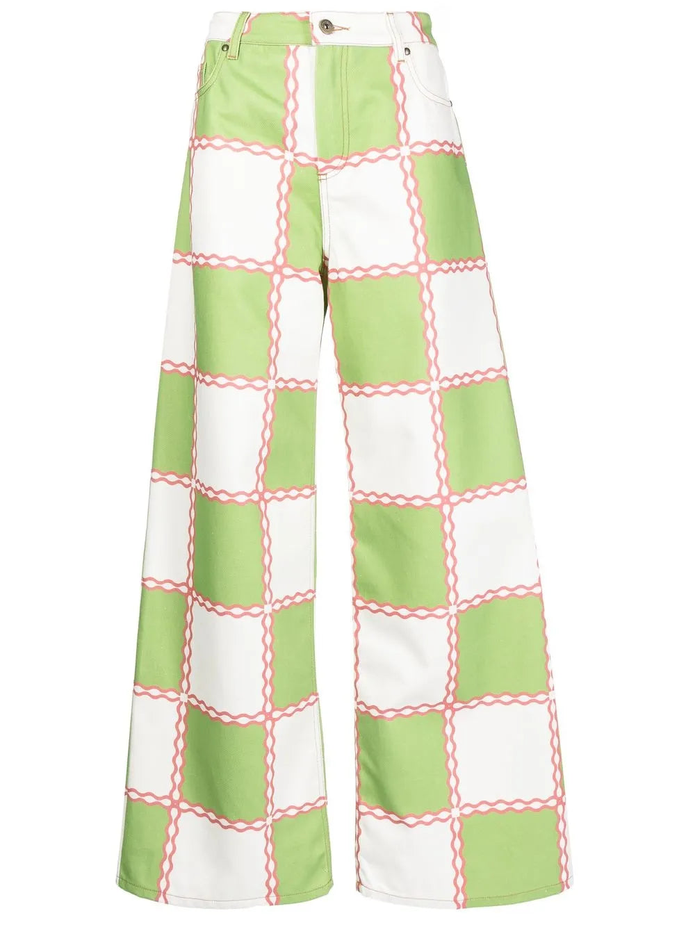 Jade Wide-Hem Jeans