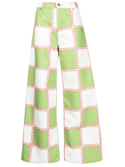 Jade Wide-Hem Jeans