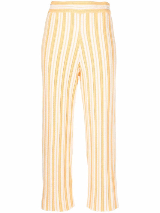 Striped Cropped Trousers