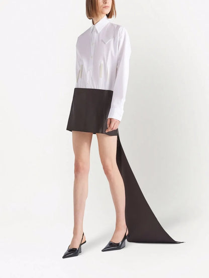 Long-Sleeve Cotton Shirt