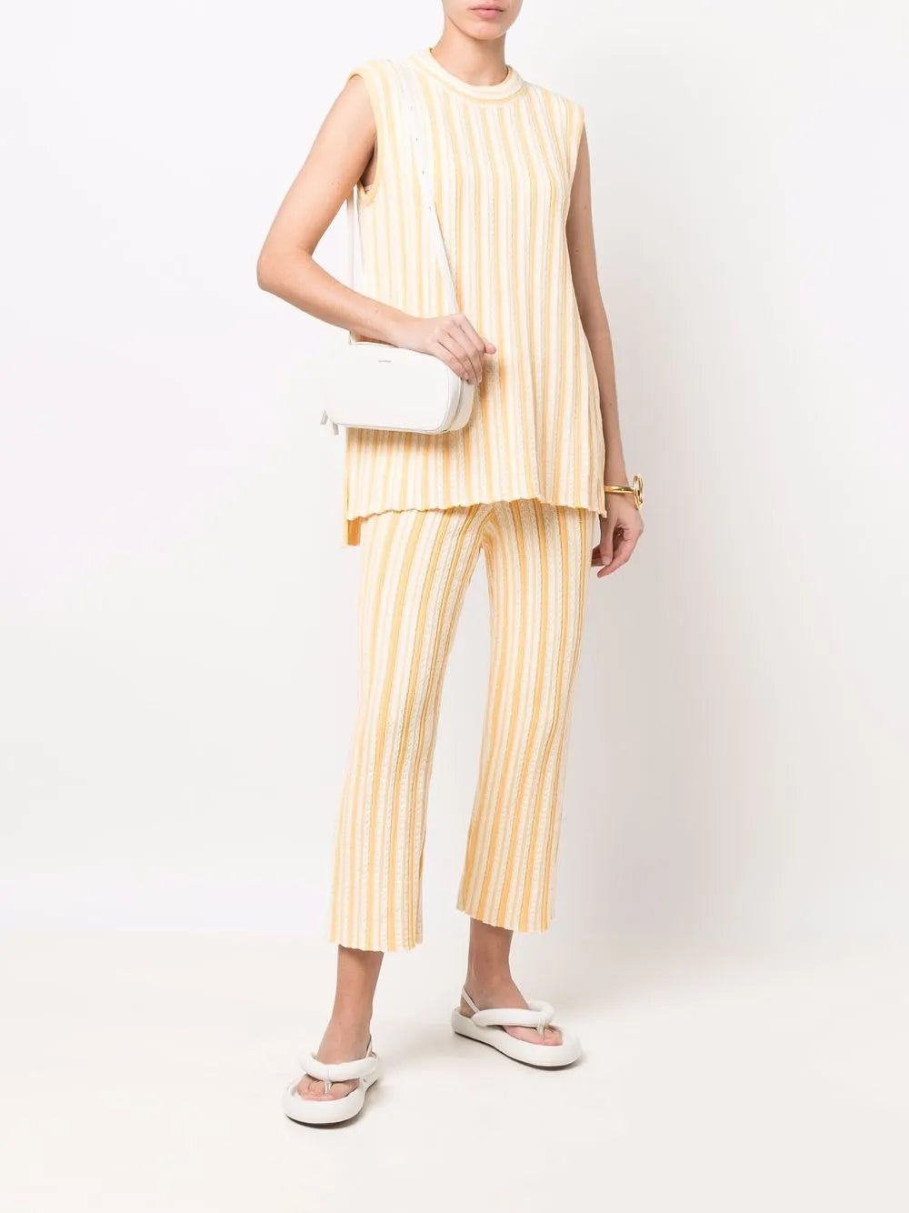 Rib-Knit Sleeveless Top