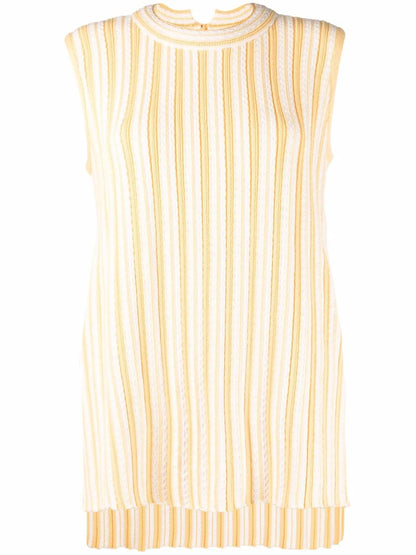 Rib-Knit Sleeveless Top