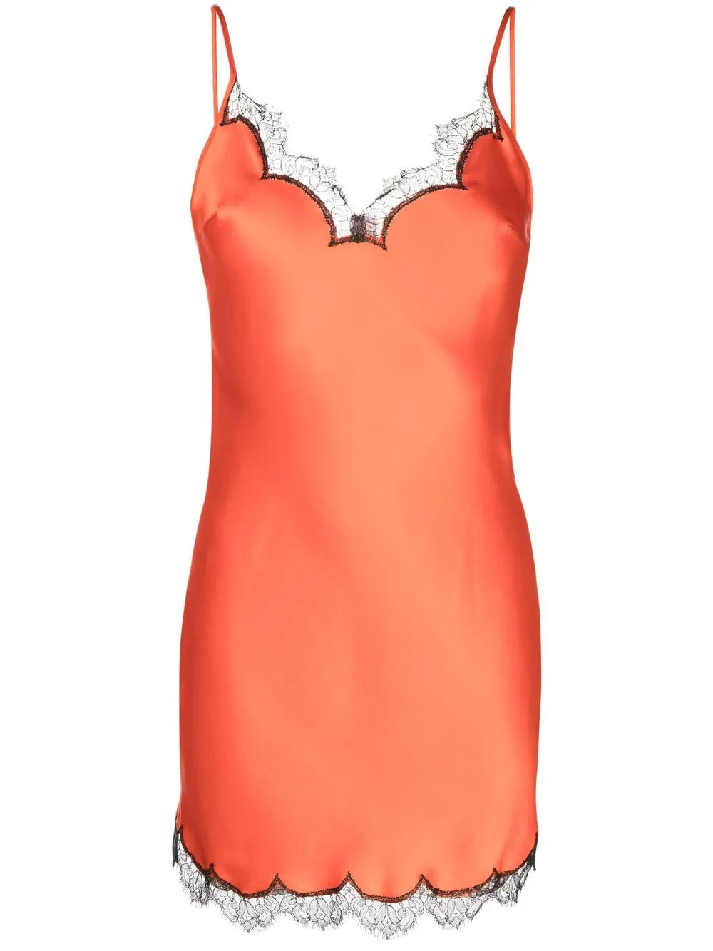 Lace-Trim Slip Dress