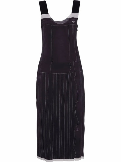 Sleeveless Silk Midi Dress