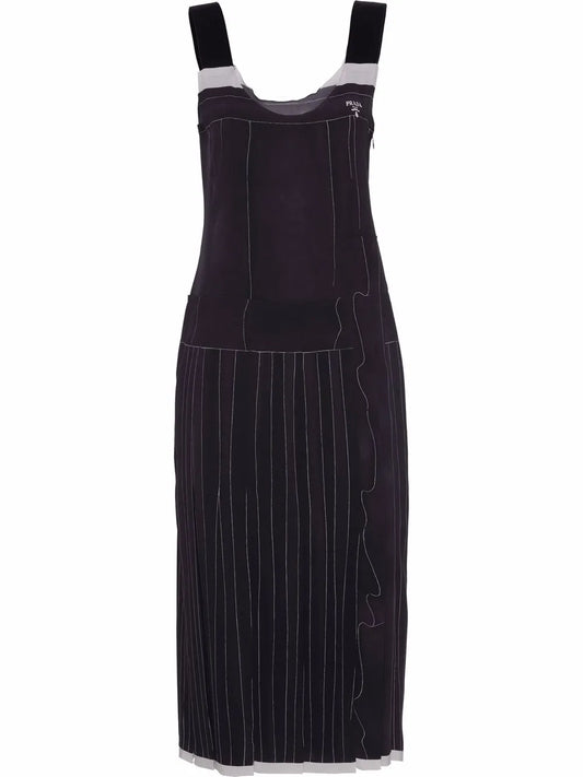 Sleeveless Silk Midi Dress