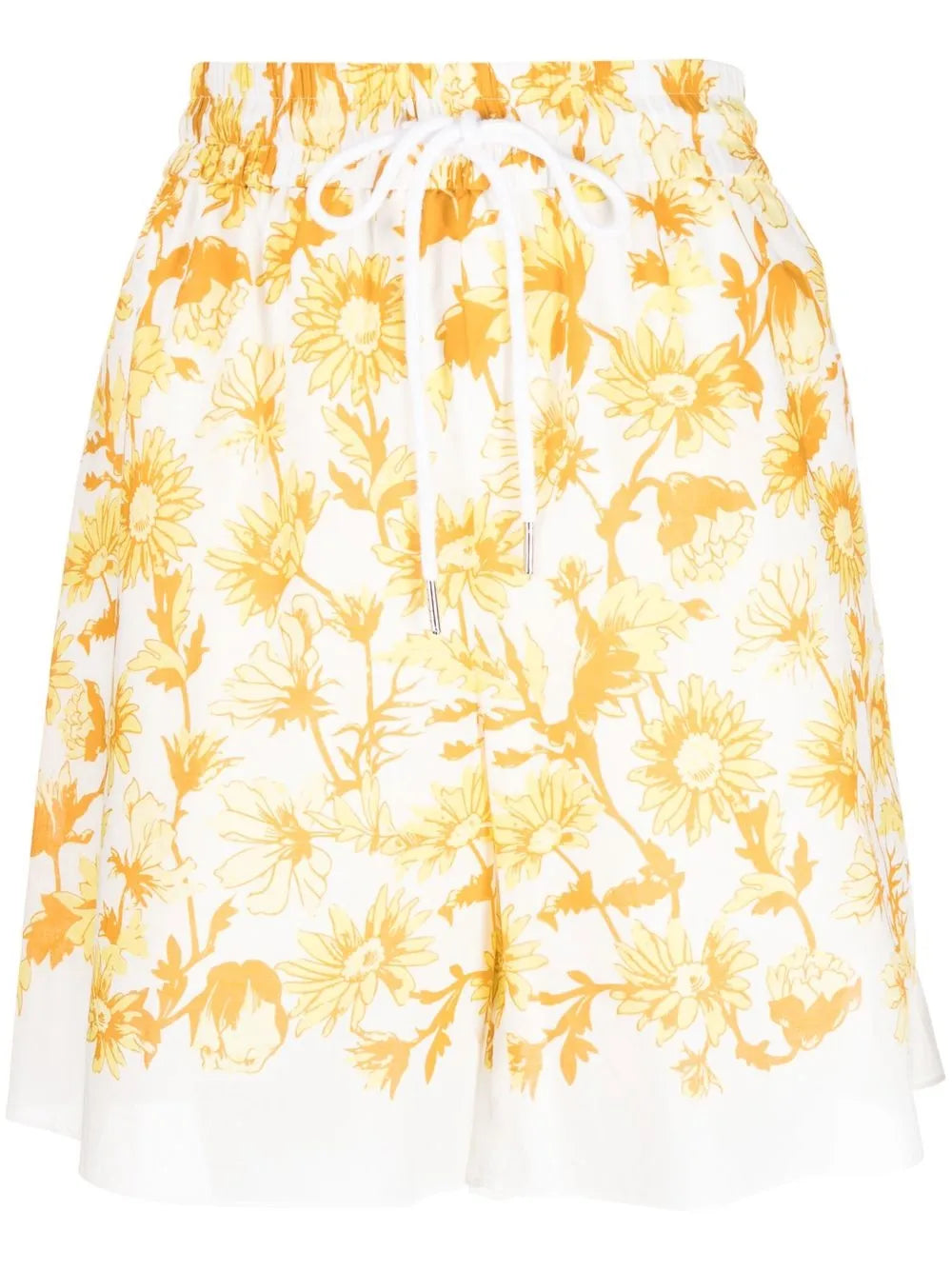 Floral-Print Drawstring Shorts