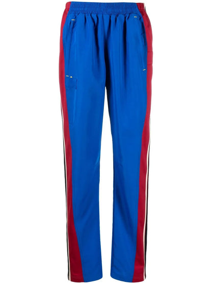 Upcycled Cigarette-Cut Track Pants