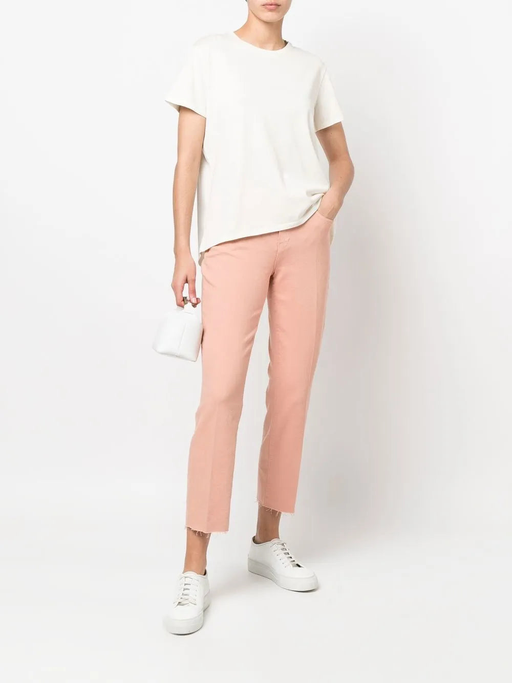 Low-Waist Cropped Jeans