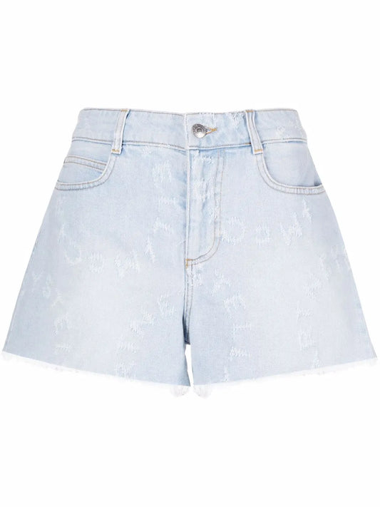 Stella Logo Denim Shorts