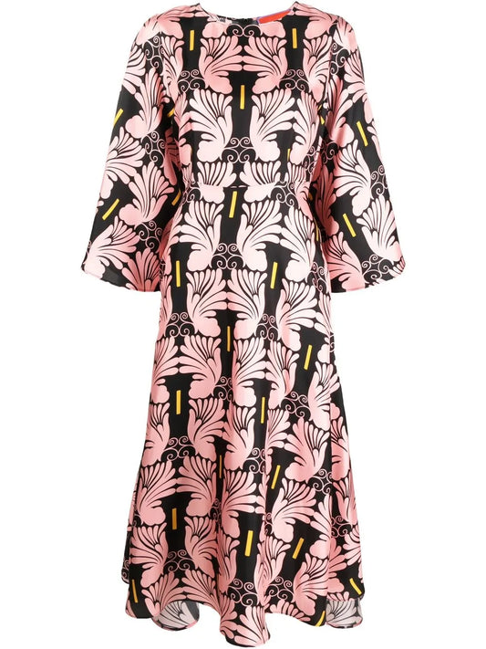Sorella Printed Silk Dress
