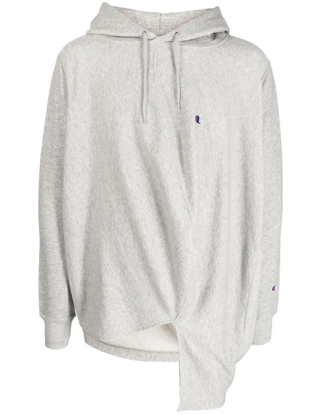 Draped Drawstring Hoodie