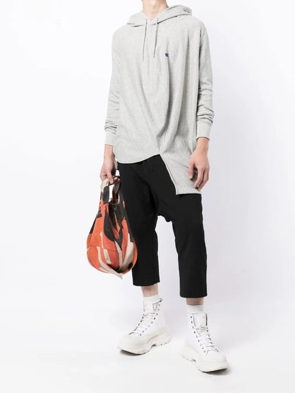 Draped Drawstring Hoodie