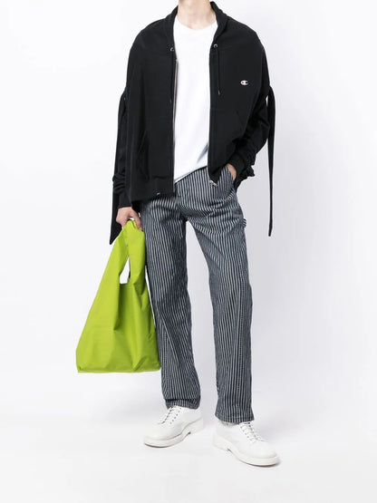 Draped Sleeve Drawstring Hoodie