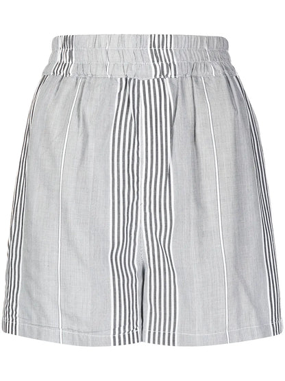 Striped Fitted Shorts
