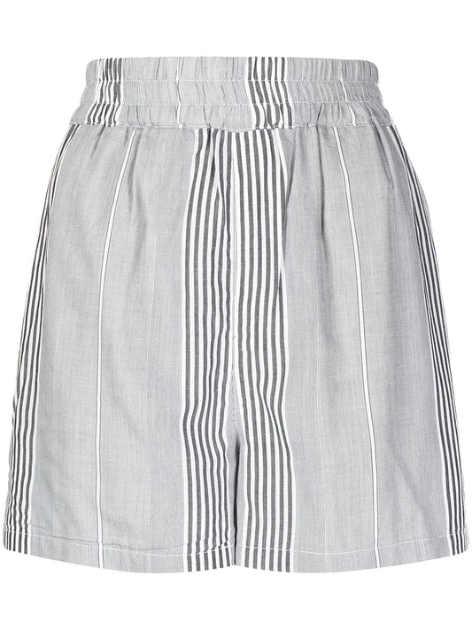 Striped Fitted Shorts