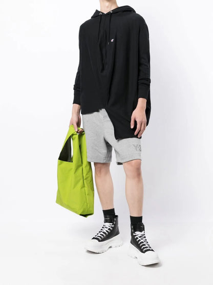 Draped Drawstring Hoodie