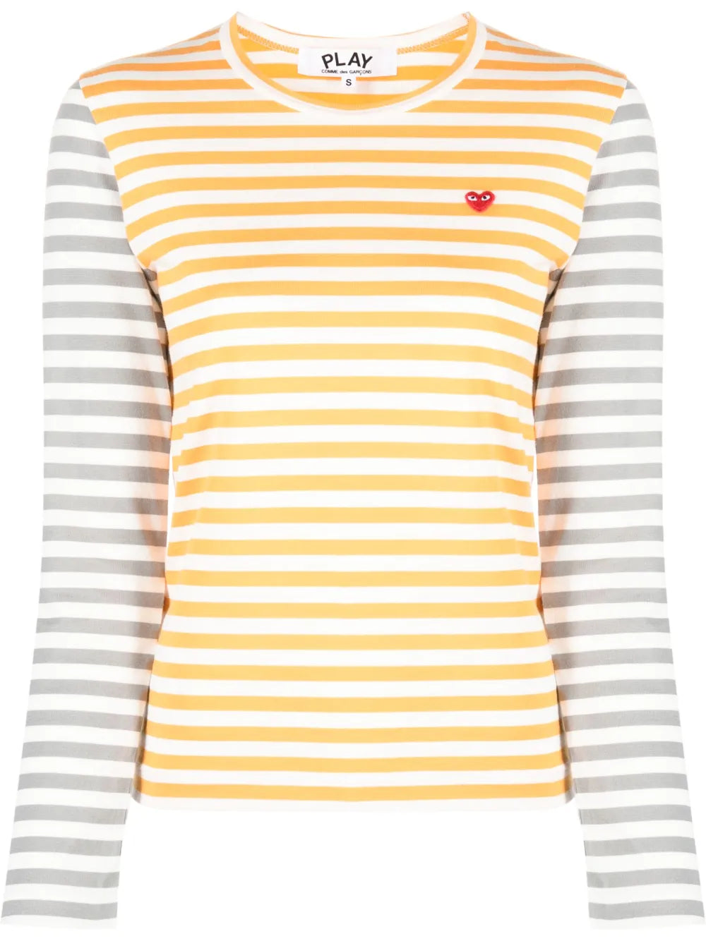 Logo-Patch Striped T-Shirt