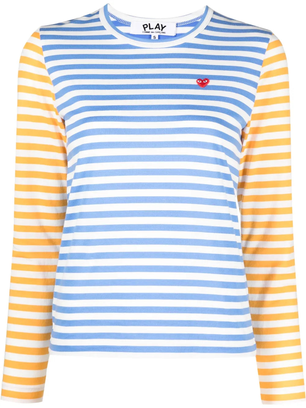 Logo-Patch Striped T-Shirt