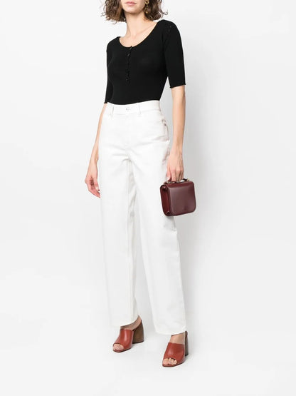 Knitted Henley Shirt