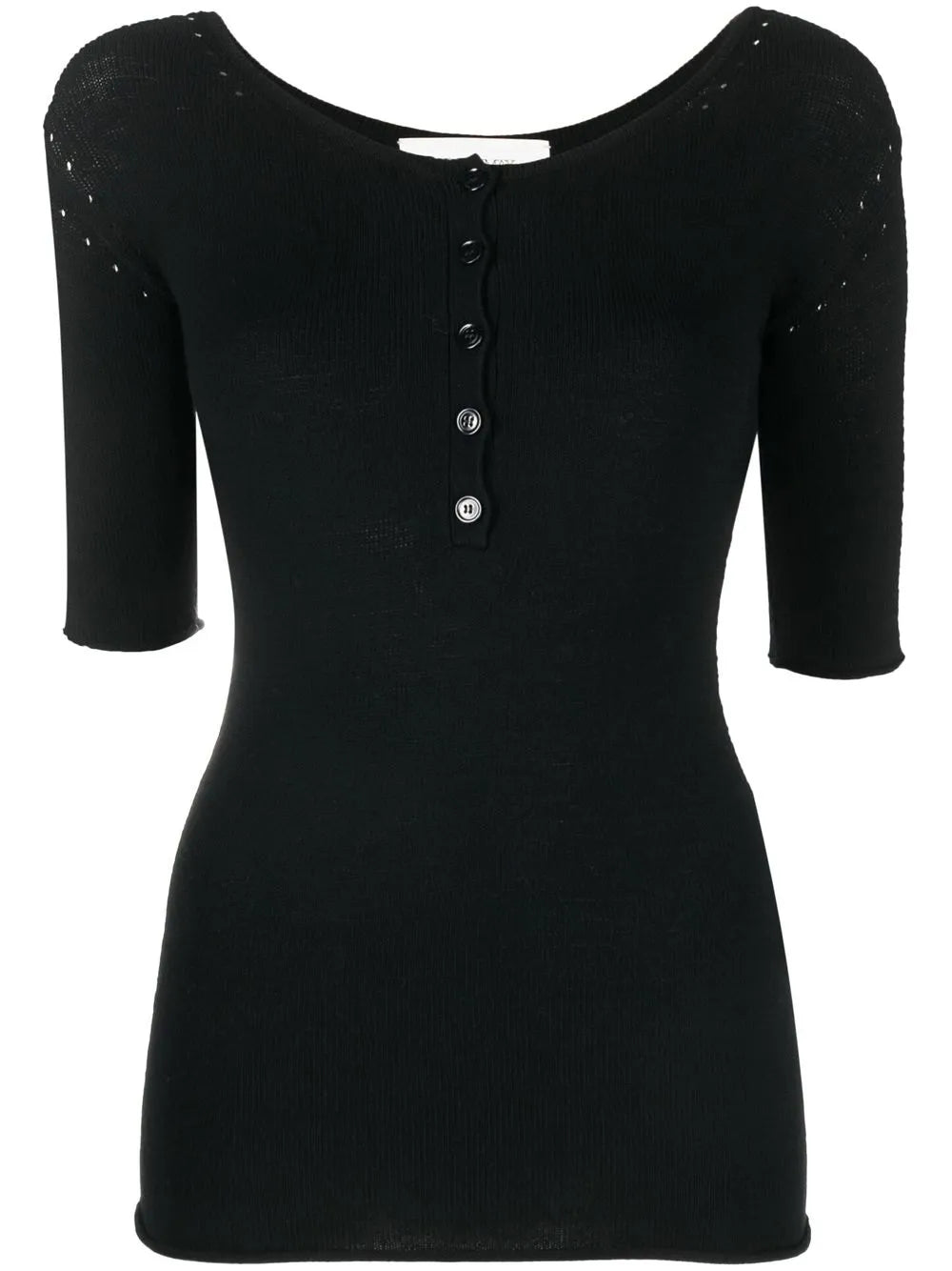 Knitted Henley Shirt