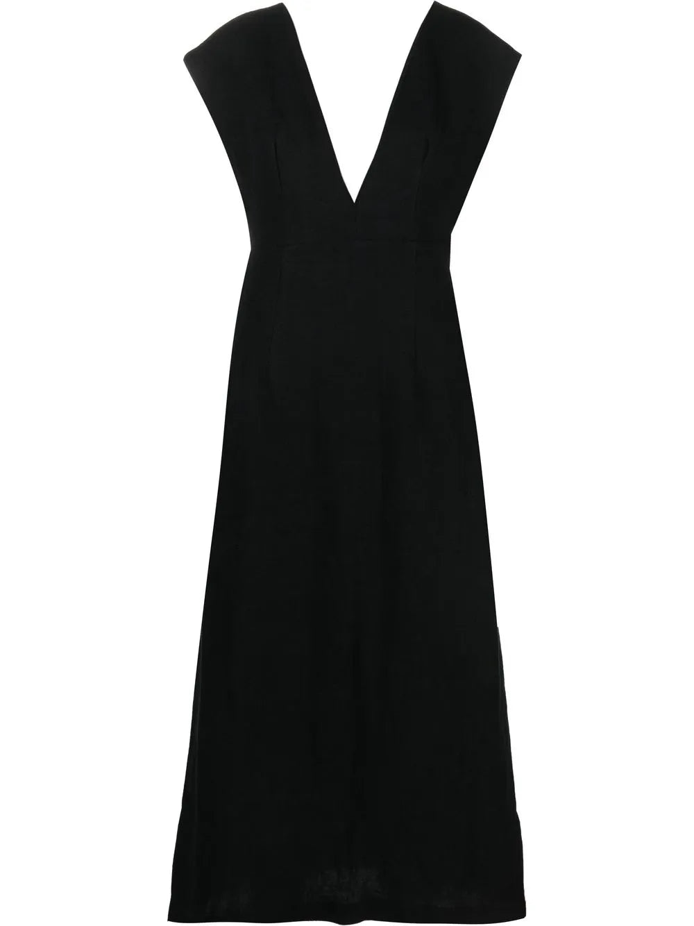 Origami Linen Midi Dress