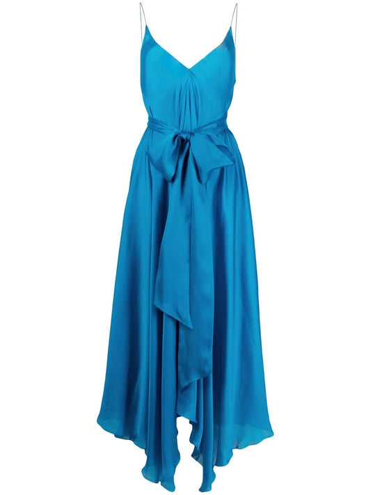Silk Layered Evening Gown