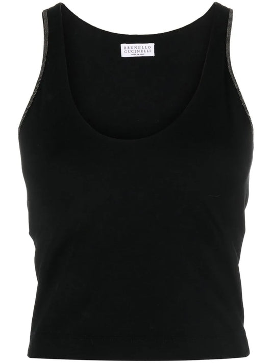 Monili Chain-Embellished Tank Top