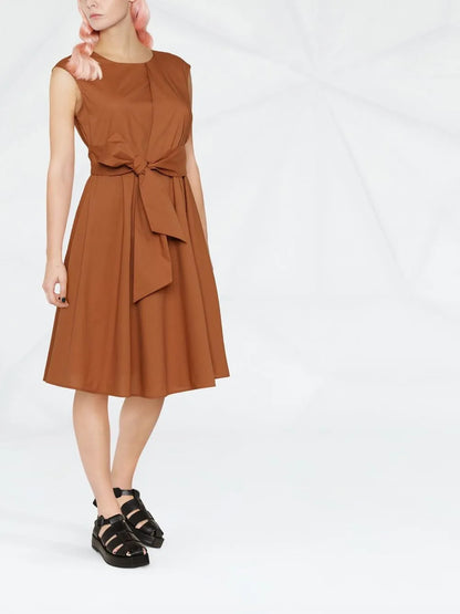 Waist-Tie A-Line Dress