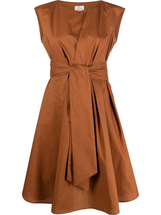Waist-Tie A-Line Dress