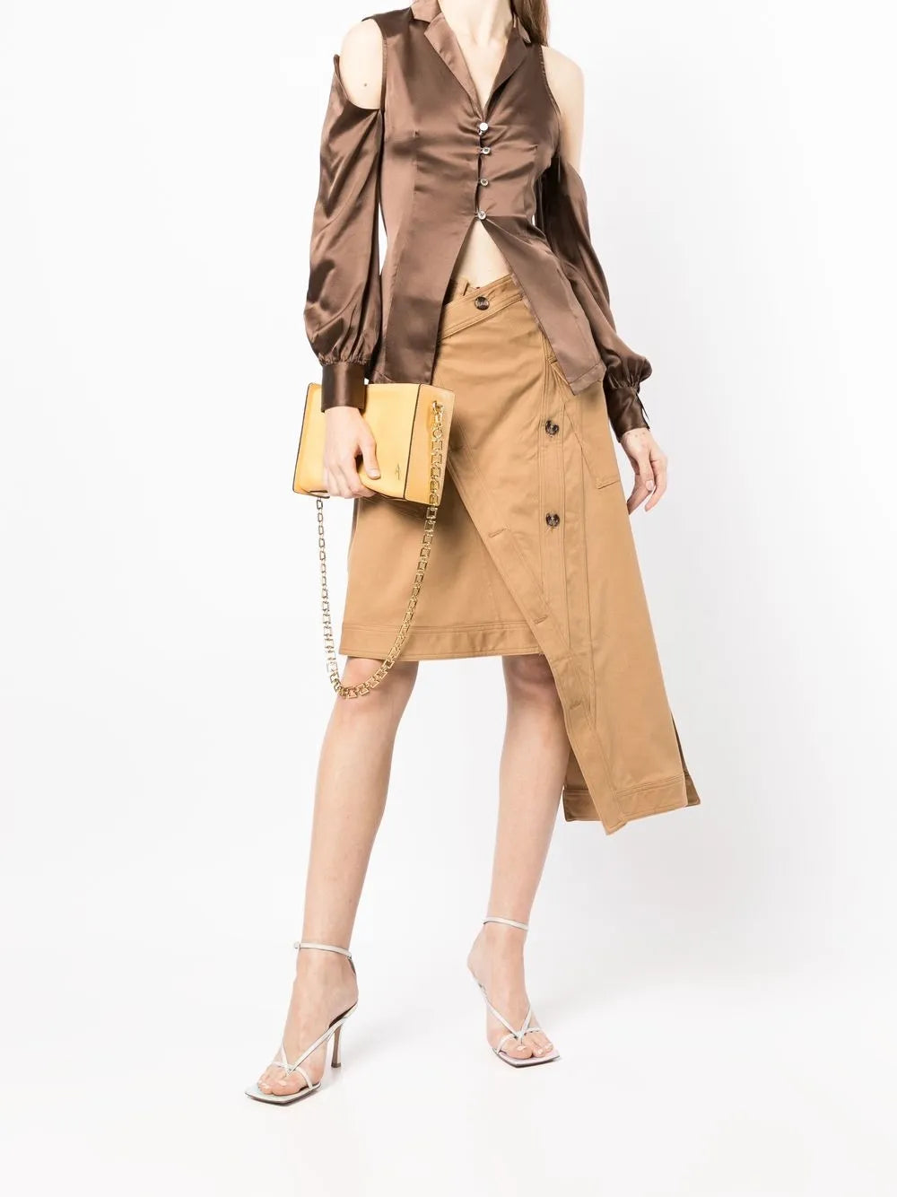 Cut Out Shoulder Blouse