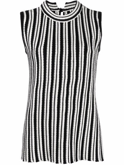 Rib-Knit Sleeveless Top