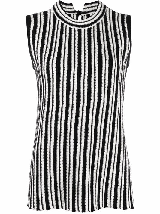 Rib-Knit Sleeveless Top